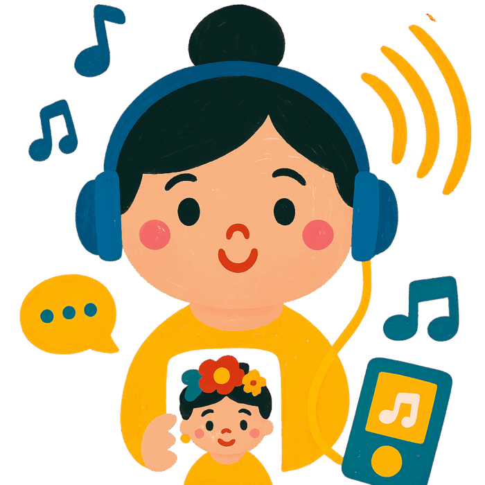 Ilustrace k článku Jak se učit cizí jazyky ke kapitole Poslech