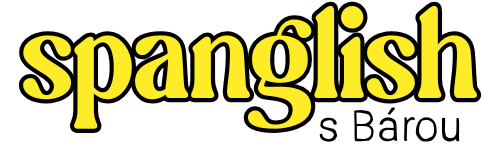 Logo webu Spanglish s Bárou